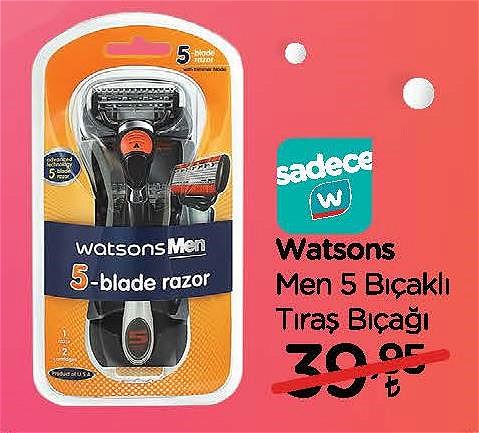 Watsons Men 5 Bıçaklı Tıraş Bıçağı image