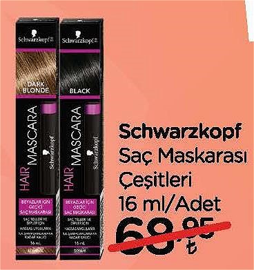 Schwarzkopf Saç Maskarası Çeşitleri 16 ml image