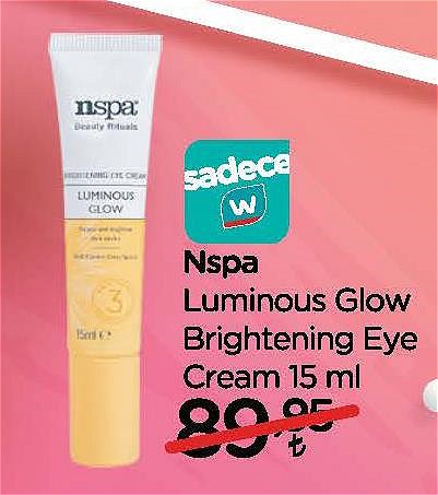 Watsons Nspa Luminous Glow Brightening Eye Cream 15 ml