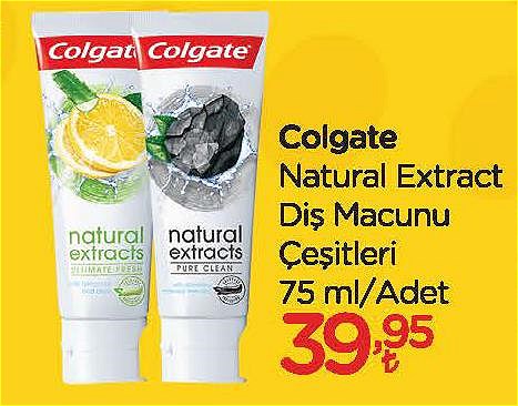 Colgate Natural Extract Diş Macunu Çeşitleri 75 ml image