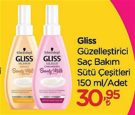 Gliss Güzelleştirici Saç Bakım Sütü Çeşitleri 150 ml image