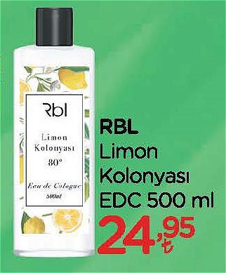 Rbl Limon Kolonyası Edc 500 ml image