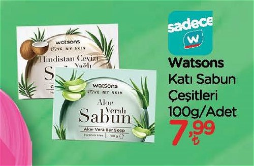 Watsons Katı Sabun Çeşitleri 100 g image