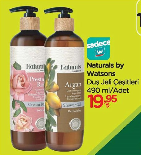 Naturals by Watsons Duş Jeli Çeşitleri 490 ml image