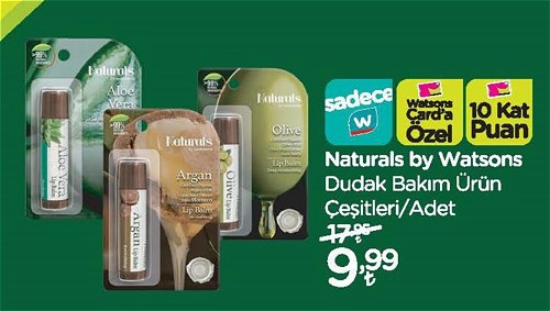 Naturals by Watsons Dudak Bakım Ürün Çeşitleri/Adet image