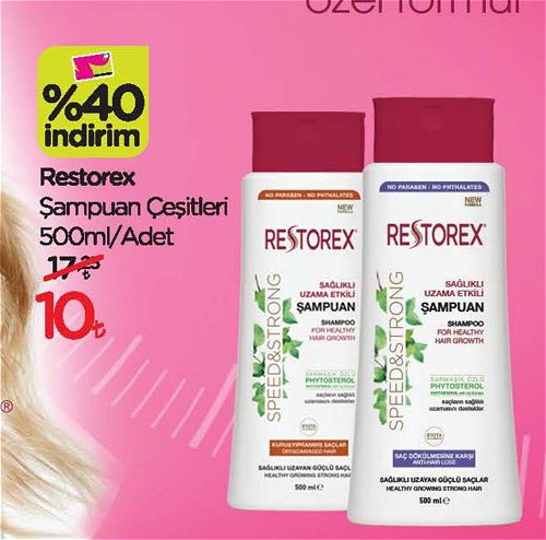 Restorex Şampuan Çeşitleri 500 ml image