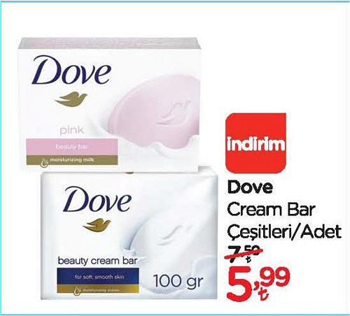 Dove Cream Bar Çeşitleri/Adet image