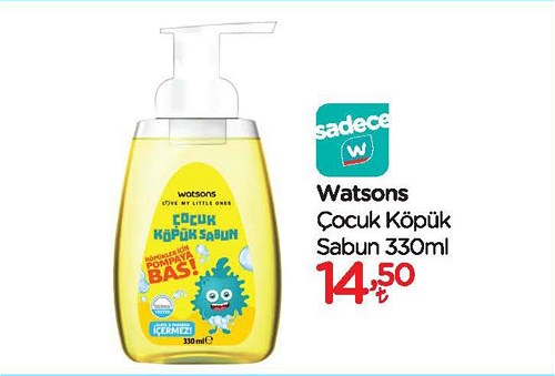 Watsons Çocuk Köpük Sabun 330 ml image