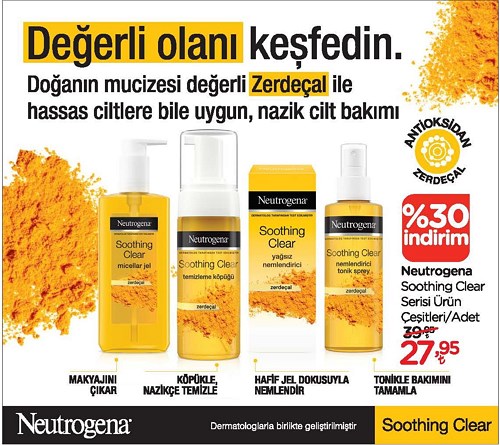 Neutrogena Soothing Clear Serisi Ürün Çeşitleri/Adet image