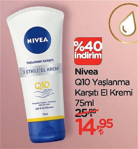 Nivea Q10 Yaşlanma Karşıtı El Kremi 75 ml image