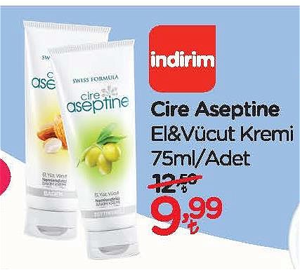 Cire Aseptine El&Vücut Kremi 75 ml image