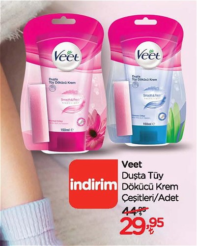 Veet Duşta Tüy Dökücü Krem Çeşitleri/Adet image