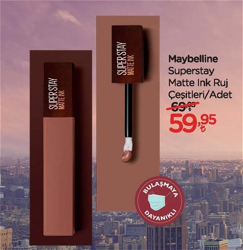 Maybelline Superstay Matte Ink Ruj Çeşitleri/Adet image