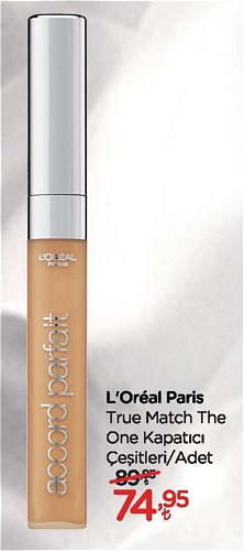 Loreal Paris True Match The One Kapatıcı Çeşitleri/Adet image