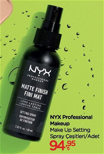 NYX Professional Makeup Make Up Setting Spray Çeşitleri/Adet image