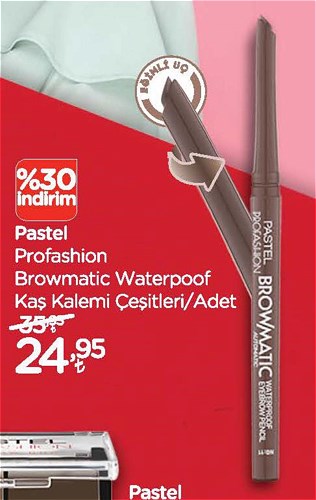 Pastel Profashion Browmatic Waterproof Kaş Kalemi Çeşitleri/Adet image