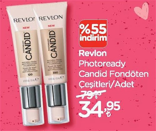 Revlon Photoready Candid Fondöten Çeşitleri/Adet image