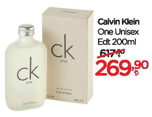 Calvin Klein One Unisex Edt 200 ml image