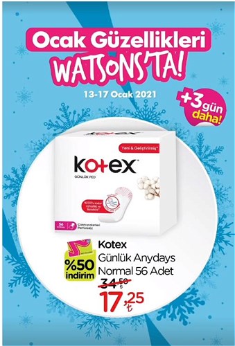 Kotex Günlük Anydays Normal 56 Adet image