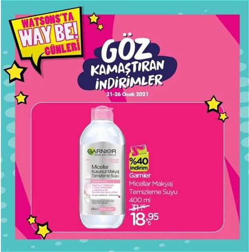 Garnier Micellar Makyaj Temizleme Suyu 400 ml image