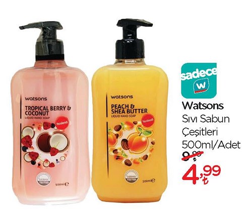 Watsons Sıvı Sabun Çeşitleri 500 ml image