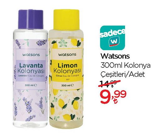 Watsons 300 ml Kolonya Çeşitleri image