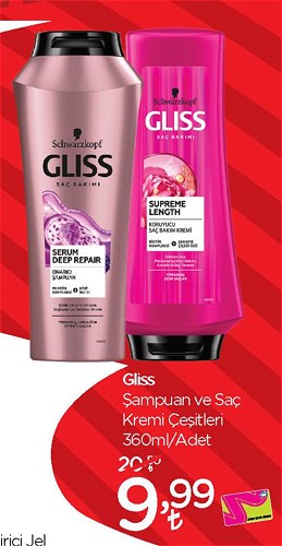 Gliss Şampuan ve Saç Kremi Çeşitleri 360 ml image