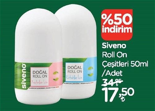 Siveno Roll On Çeşitleri 50 ml image