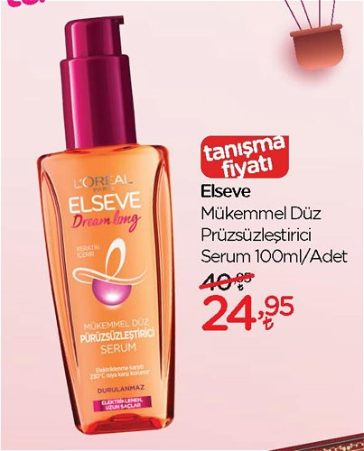 Elseve Mükemmel Düz Prüzsüzleştirici Serum 100 ml image