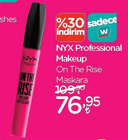 NYX Professional Makeup On The Rise Volume Maskara image