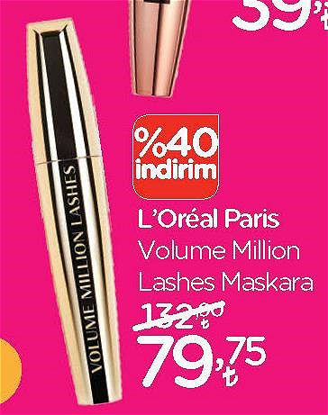 Loreal Paris Volume Million Lashes Maskara image