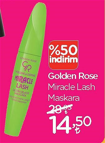 Golden Rose Miracle Lash Maskara image