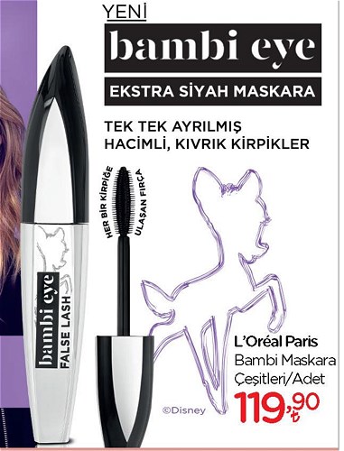 Loreal Paris Bambi Maskara Çeşitleri/Adedi image