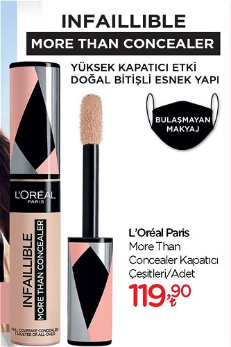 Loreal Paris More Than Concealer Kapatıcı Çeşitleri/Adet image