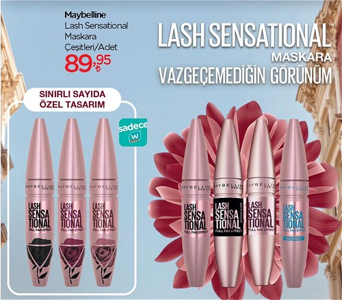 Maybelline Lash Sensational Maskara Çeşitleri/Adedi image