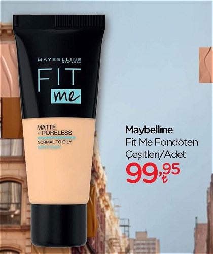 Maybelline Fit Me Fondöten Çeşitleri/Adedi image