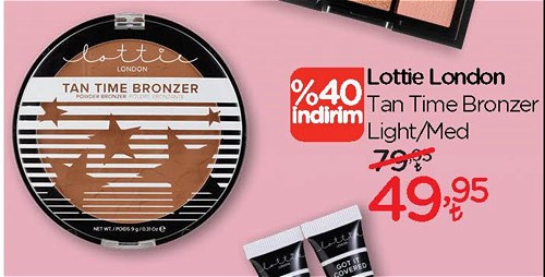 Lottie London Tan Time Bronzer Light/Med image