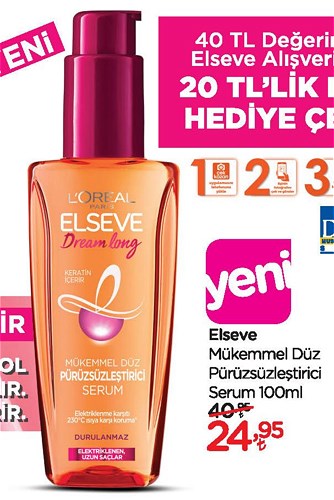 Elseve Mükemmel Düz Pürüzsüzleştirici Serum 100 ml image