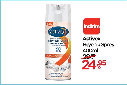 Activex Hijyenik Sprey 400 ml image