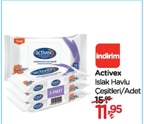 Activex Islak Havlu Çeşitleri/Adet image