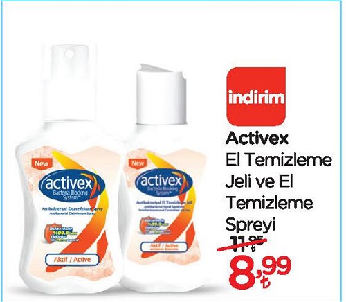 Activex El Temizleme Jeli ve El Temizleme Spreyi image