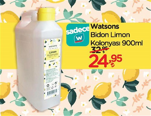 Watsons Bidon Limon Kolonyası 900 ml image