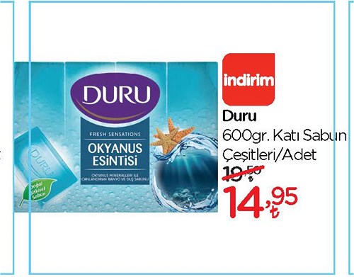 Duru Katı Sabun Çeşitleri 600 gr image