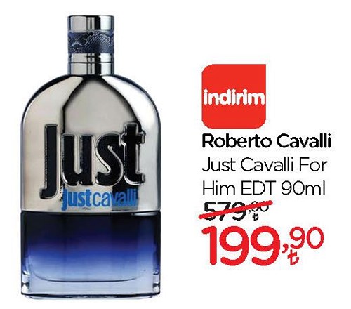 Roberto Cavalli Just Cavalli For Him Edt 90 ml image