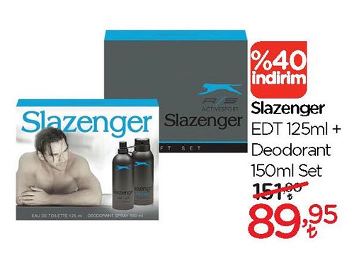 Slazenger Edt 125 ml+Deodorant 150 ml Set image