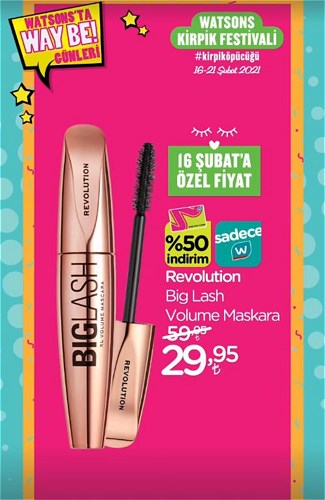 Revolution Big Lash Volume Maskara image