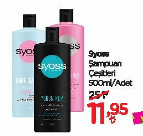 Syoss Şampuan Çeşitleri 500 ml image