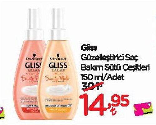 Gliss Güzelleştirici Saç Bakım Sütü Çeşitleri 150 ml image