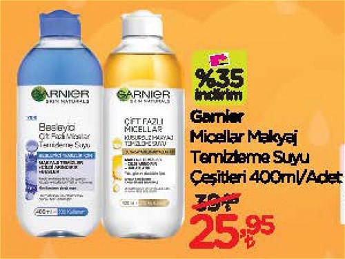 Garnier Micellar Makyaj Temizleme Suyu Çeşitleri 400 ml image