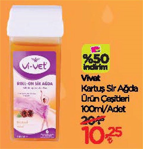 Vivet Kartuş Sir Ağda Ürün Çeşitleri 100 ml image